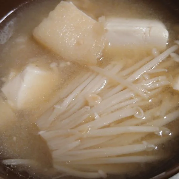 お味噌汁飲みたくなって...