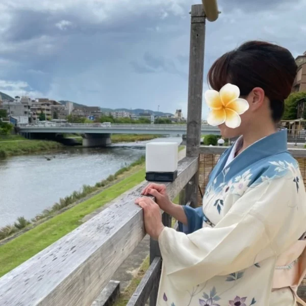 京都の川床〜👘