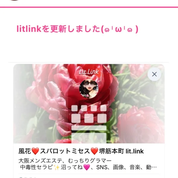 litlinkを更新しました❤️