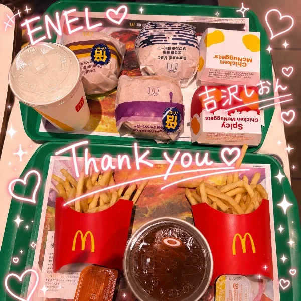 リピさんマック頼みすぎ🍔🍟