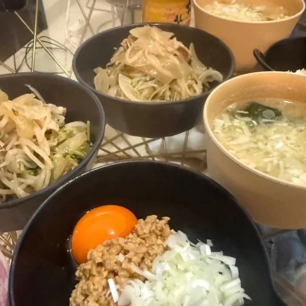 やっとご飯〜
