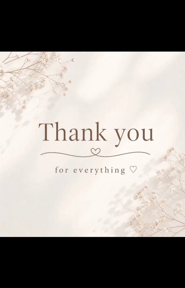 退勤🌹＆お礼💌