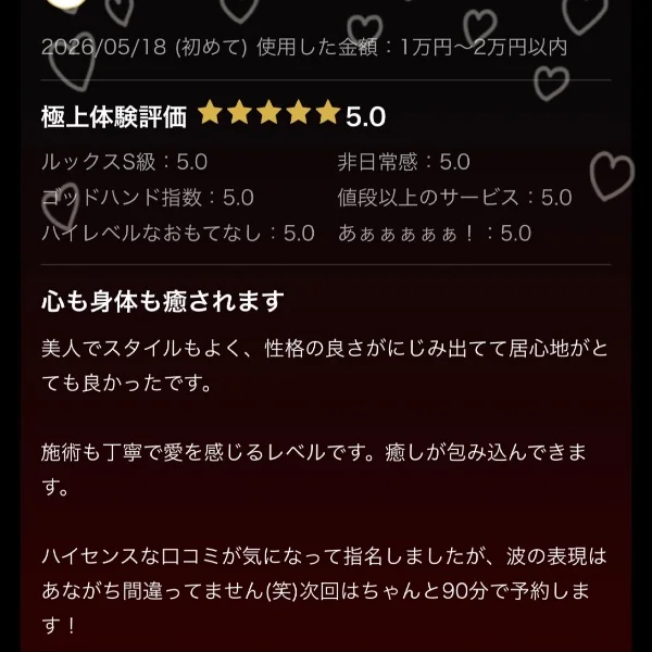 💌口コミお礼日記💌