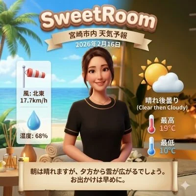 2026年2月16日(月)の出勤です