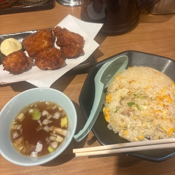 ここと言えばこれ🍚🥚