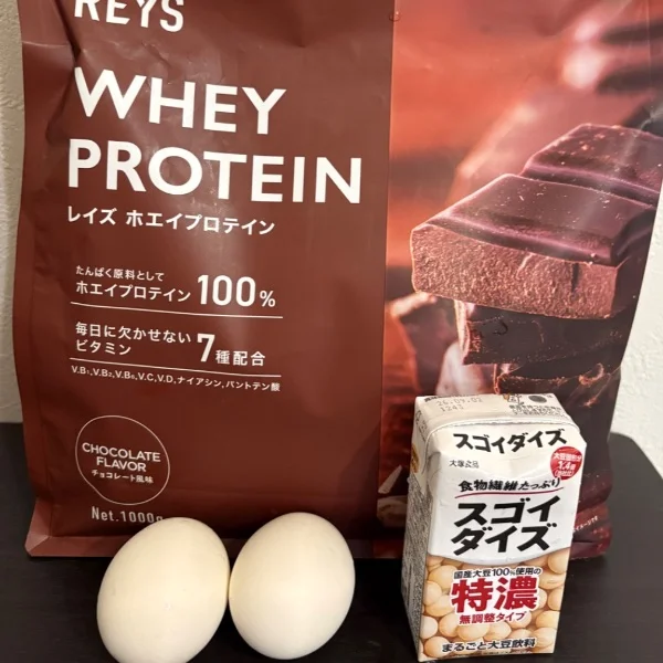 ジム、タンパク質意識生活、始めてみました💪