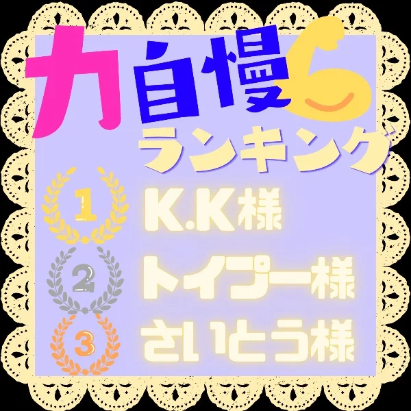 🔥筋肉ランキング