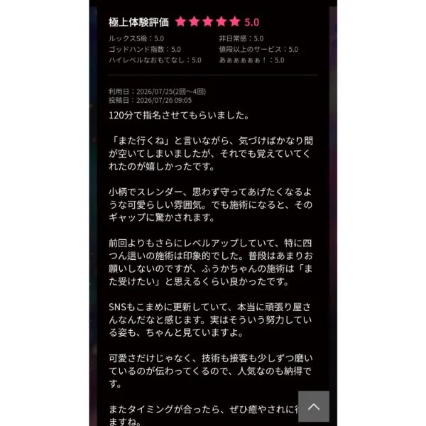 素敵な口コミありがとうございます!