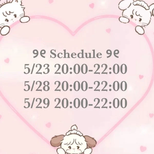 こんばんは🤍来週の予定です🗓🌸