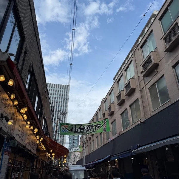 仙台朝市(∩´∀｀)∩ﾜｰｲ