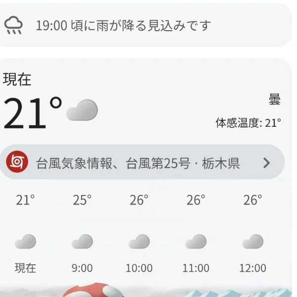 今日は雨？？が降るかも？です！