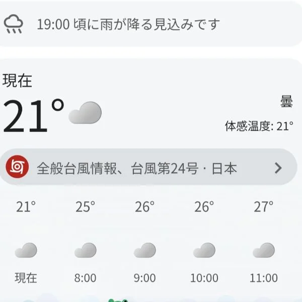おはようございます☔