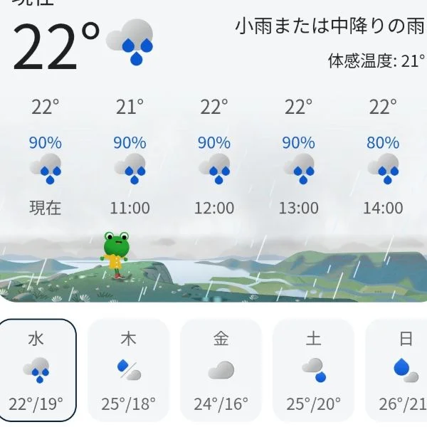 台風〜来てる〜けどそんなの気にしないヽ(○︎´3`)ﾉ