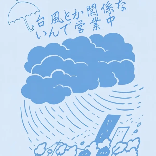 　　☔➰🌀台風🈹り☔➰🌀
