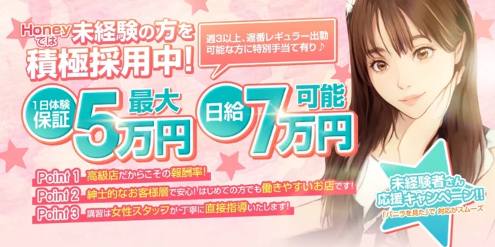出張専門メンズエステ Honeyの求人募集イメージ