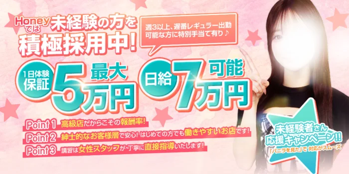 出張専門メンズエステ Honeyの求人募集イメージ
