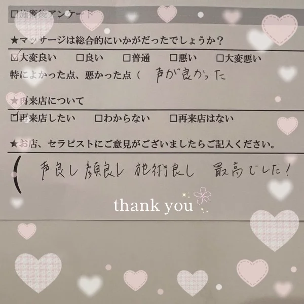 沢山褒めてくれてありがとう🕊️💞