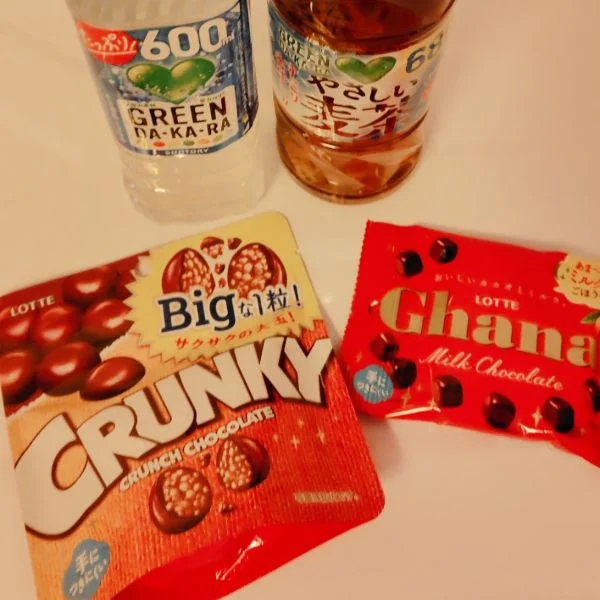 差し入れ🧃🍫