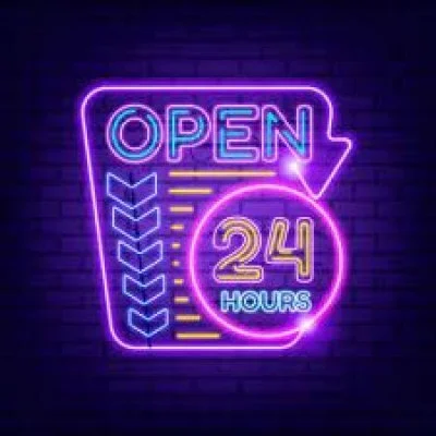 Open 24 hours