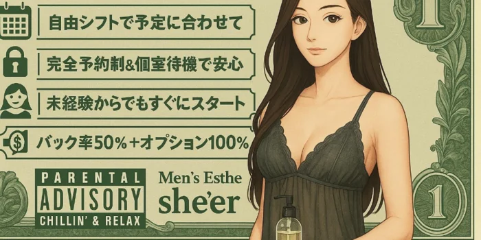 she’er (シアー) 鈴鹿メンズエステの求人募集イメージ