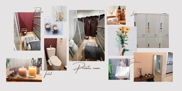 仙台出張　Aroma Delivery アロマ デリバリーの待機室写真