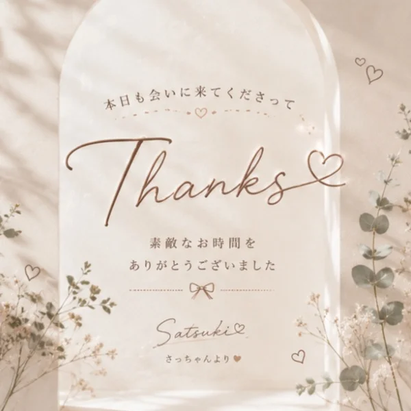 🦋初めましてのご縁に感謝🤍