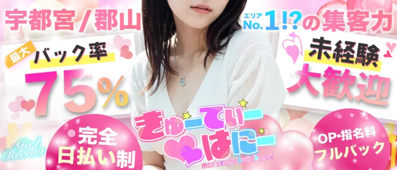 きゅーてぃー♡はにーの求人募集イメージ2