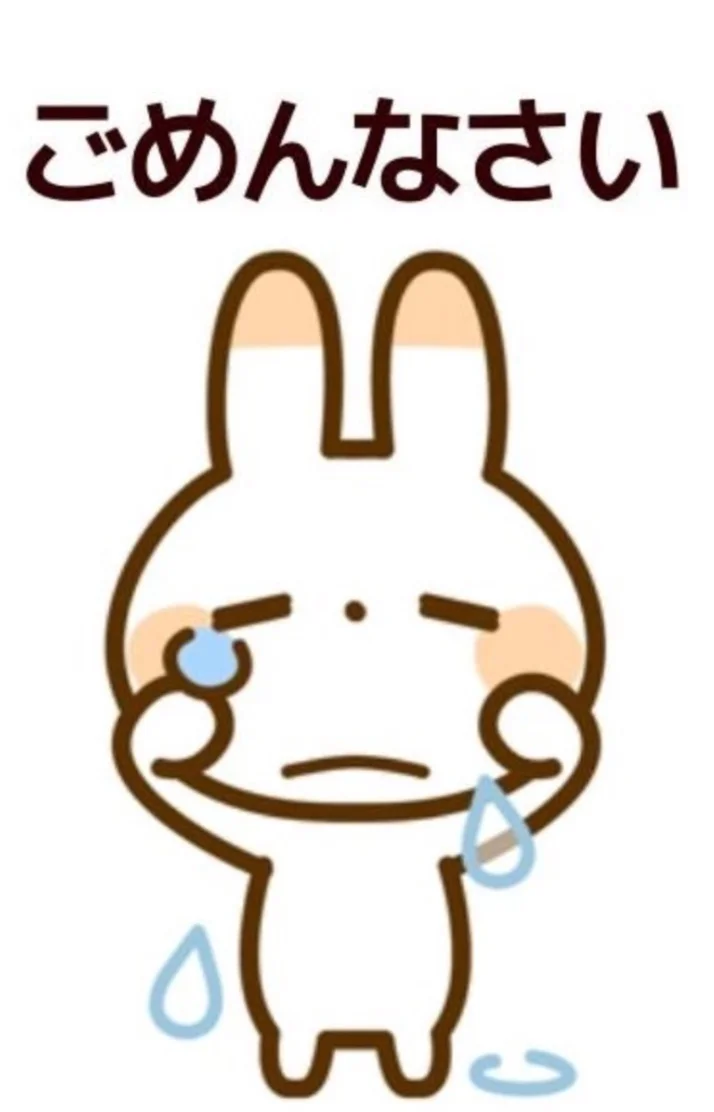 ごめんなさい…