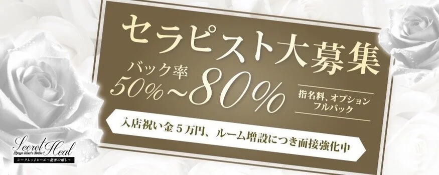 シークレットヒール〜秘密の癒し〜の求人募集イメージ