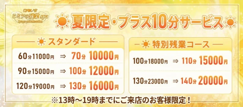 神戸三ノ宮ヒミツの残業spa