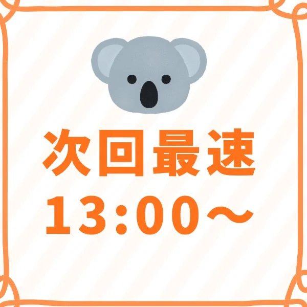 【新大阪】次回最速13:00~