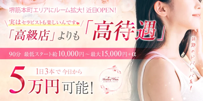 大阪*Honey+Plus(ハニプラ)の求人募集イメージ