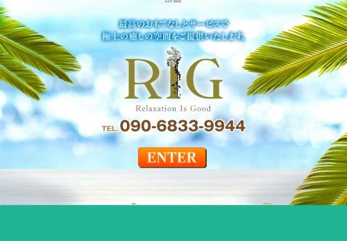 RIGの公式ホームページ