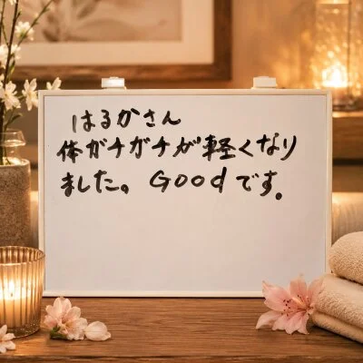 口コミに感謝✨6月最後の日曜日も心を込めて施術いたします🌿