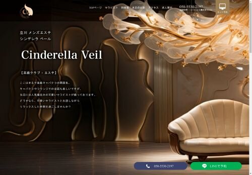 Cinderella Veilの公式ホームページ