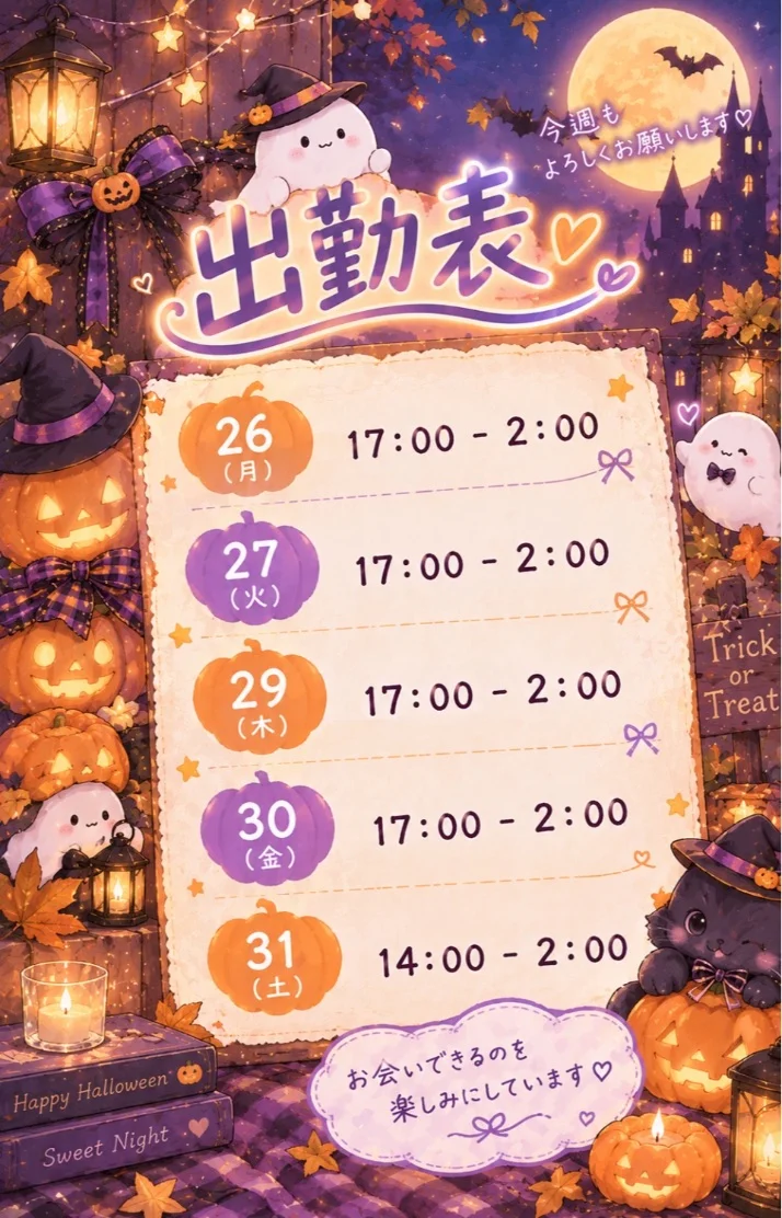 出勤予定🍯