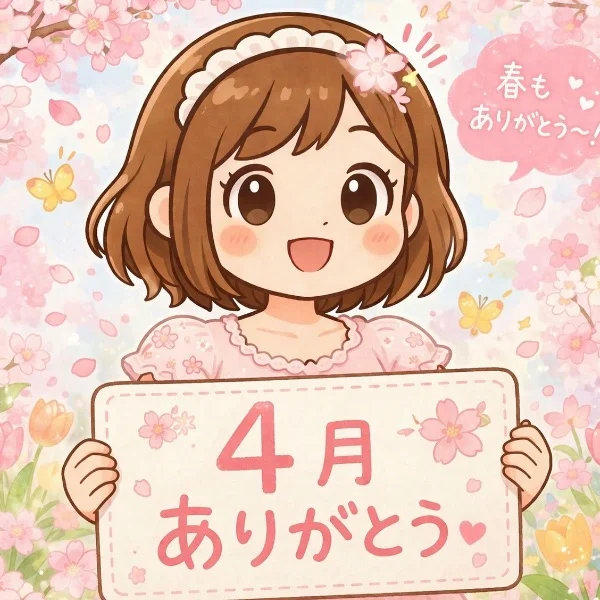 4月ありがとう‪‪❤︎‬