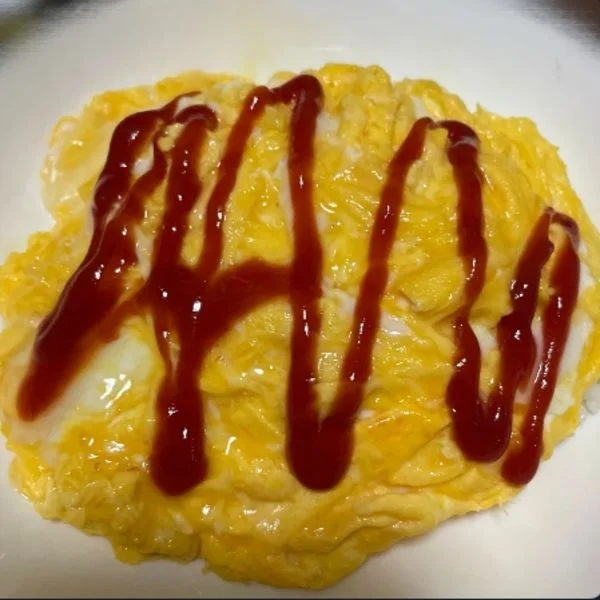 得意料理のオムライスの写真を載せる〜🧑‍🍳♡