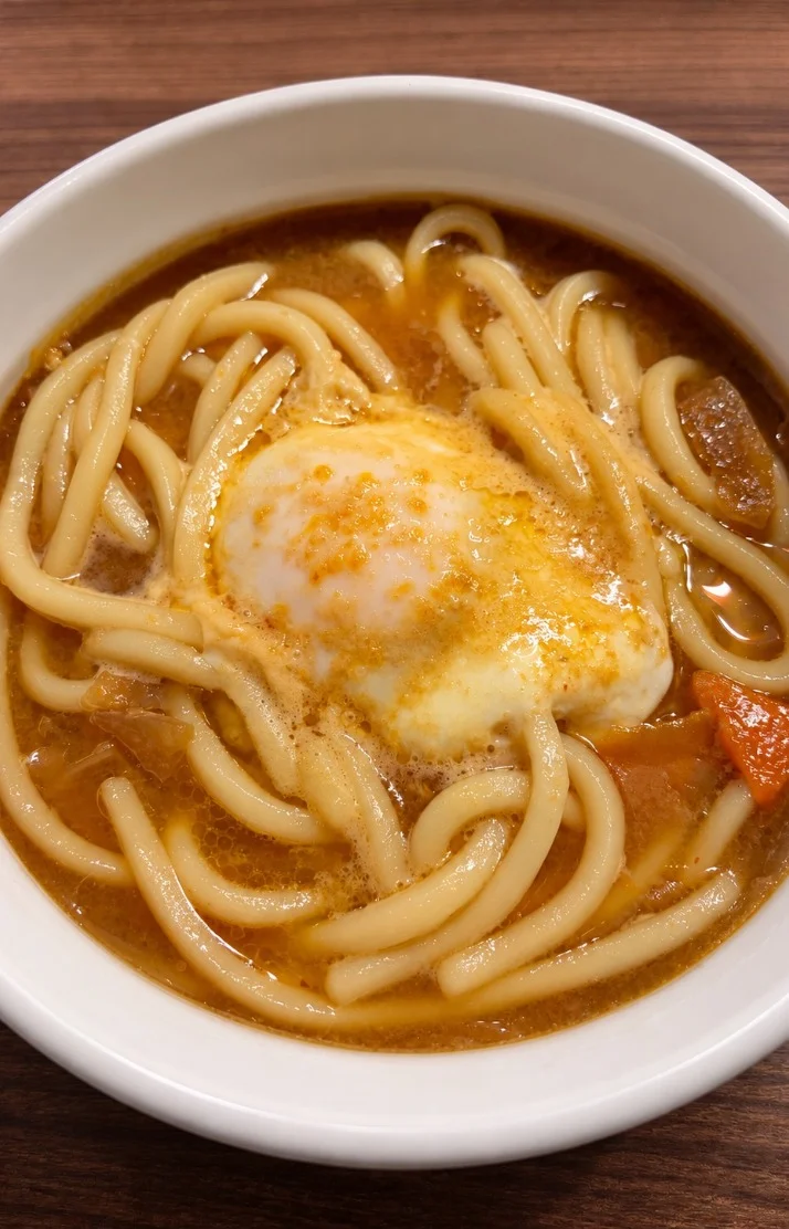 寒いから煮込みうどん作って食べました🍜