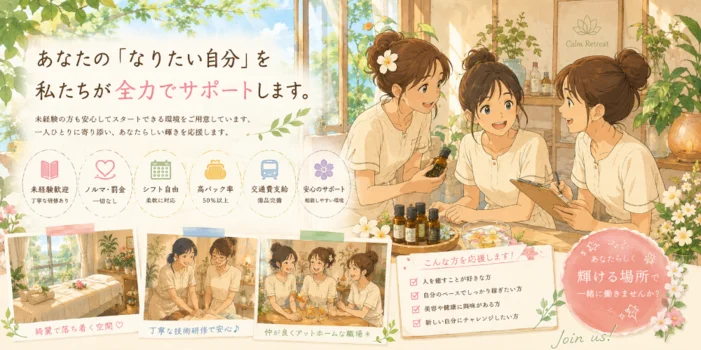 カームリトリートの求人募集イメージ2
