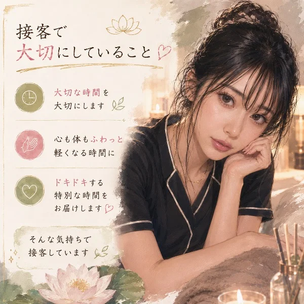 接客で大切にしていること♥