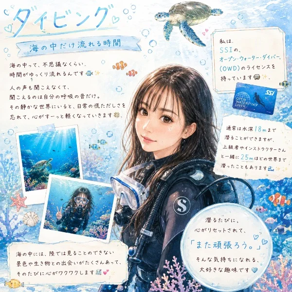 🤿🩵 ダイビング 🩵🤿