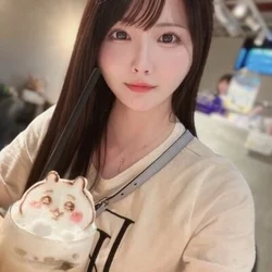 話題の3Dアートラテ❤️ あおい