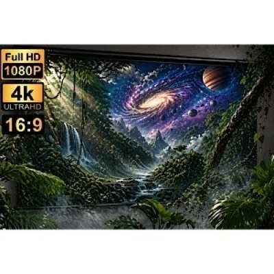 大迫力‼️120インチの大型スクリーン