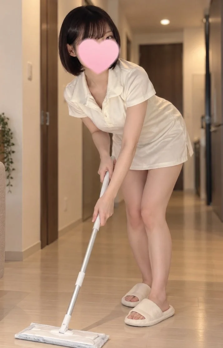 実はましろ、お掃除するの結構好きなんです🧹✨