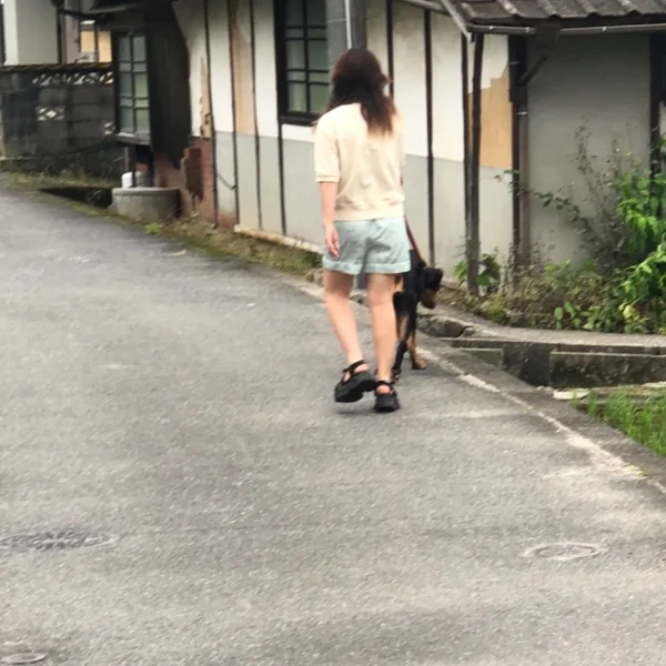 お母ちゃんと朝んぽ♡