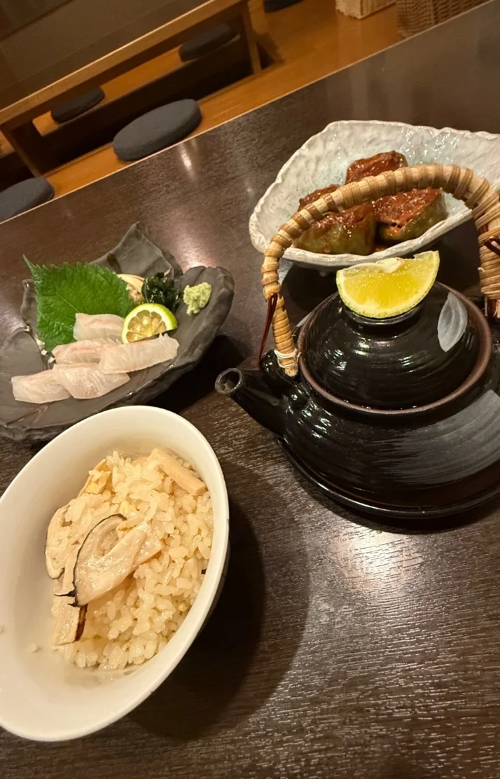 人生で初めて『土瓶蒸し』食べました✨️