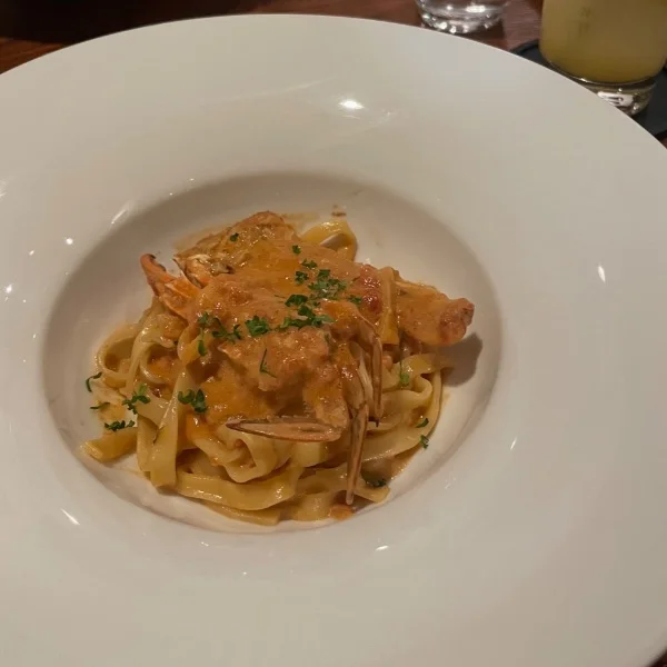 パスタ食べた！