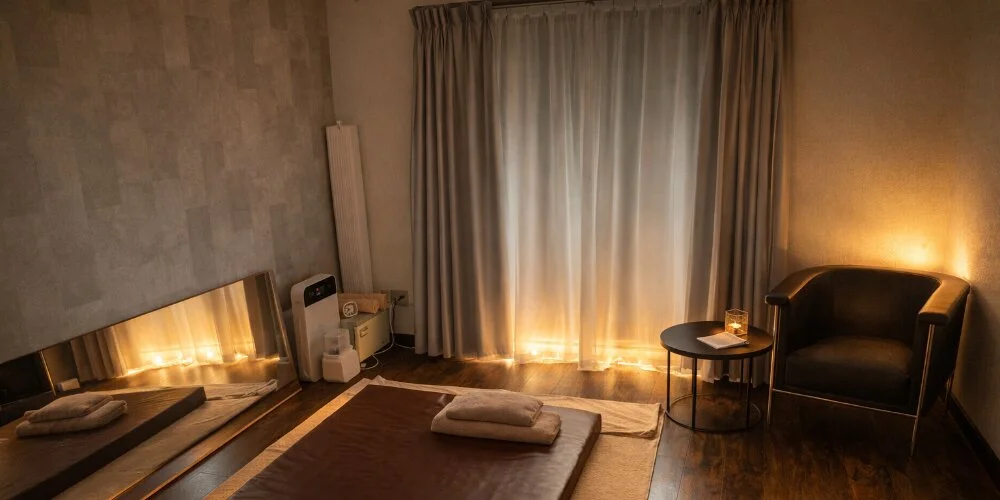 オイルジャンキー　徳島店の施術室写真