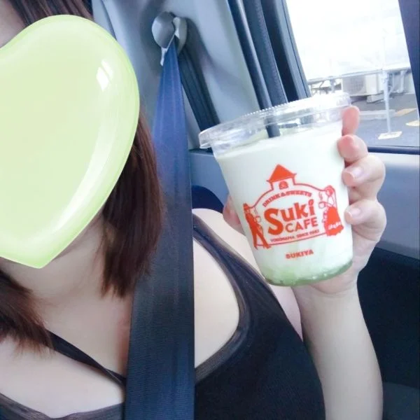 送迎中の一コマ♪ すきシェイクごちそうさまでした❤